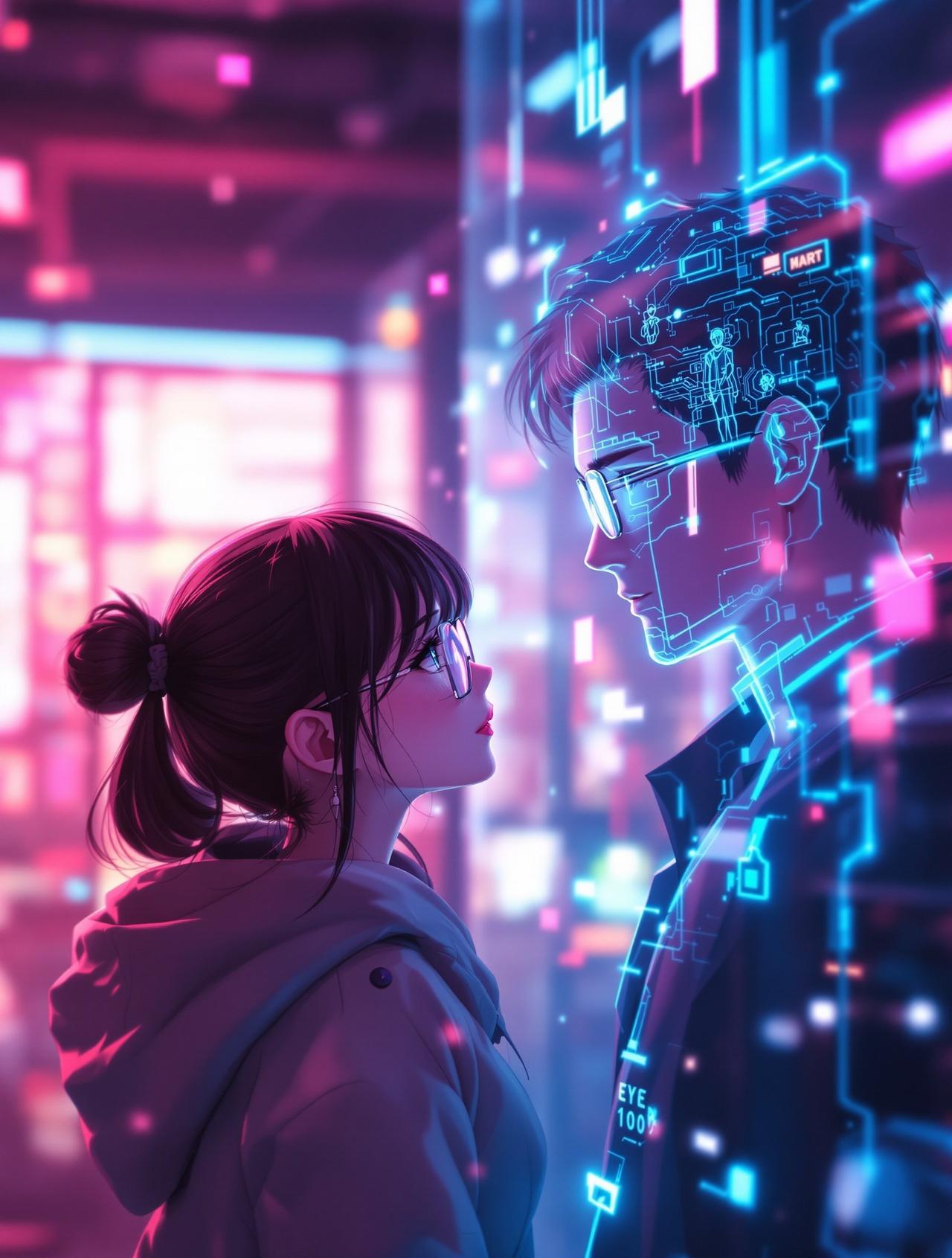 短剧免费追剧《我的男友是AI》封面图 - 校园初恋